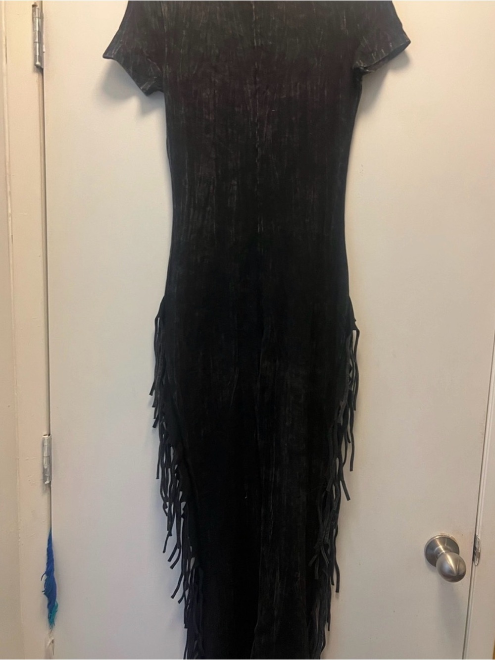 Black grayish Fringe  Jumpsuit
